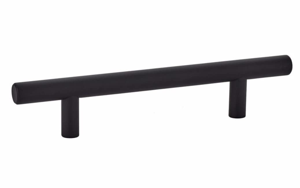 Emtek 86361US19 Contemporary 5 Inch Center to Center Bar Cabinet Pull - Modern Cabinet Handle for Kitchen, Bathroom & Office Furniture (Set of 10) - Perfect for Drawers, Cabinets & Storage Solutions