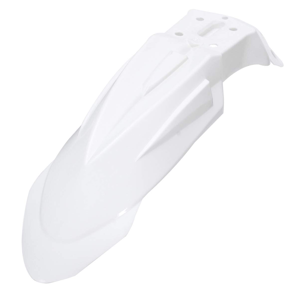Universal ABS Plastic Motorcycle Front Fender Mudguard - Compatible with Yamaha, Suzuki & More - Durable White Mud Flap for Off-Road & Street Riding Protection