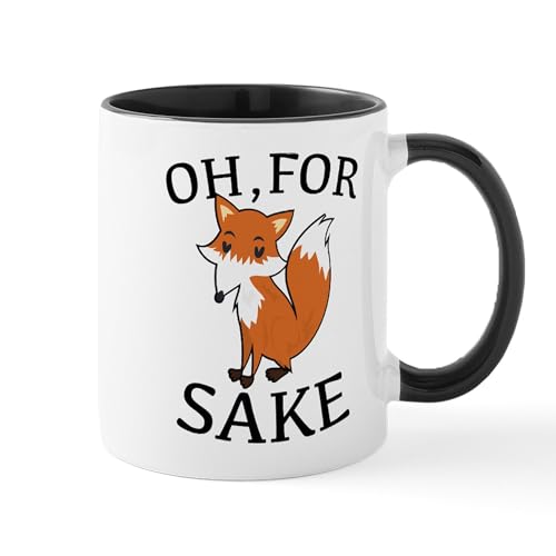 White/Black Inside - Oh, For Fox Sake Mug