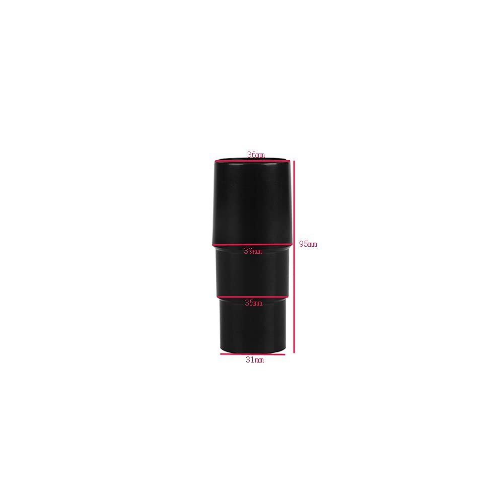 Universal Vacuum Hose Adapter Set - 2 Pack (40mm to 32mm, 40mm to 35mm, 32mm to 35mm) - Black Vacuum Cleaner Hose Converter for Home & Car Cleaning Appliances