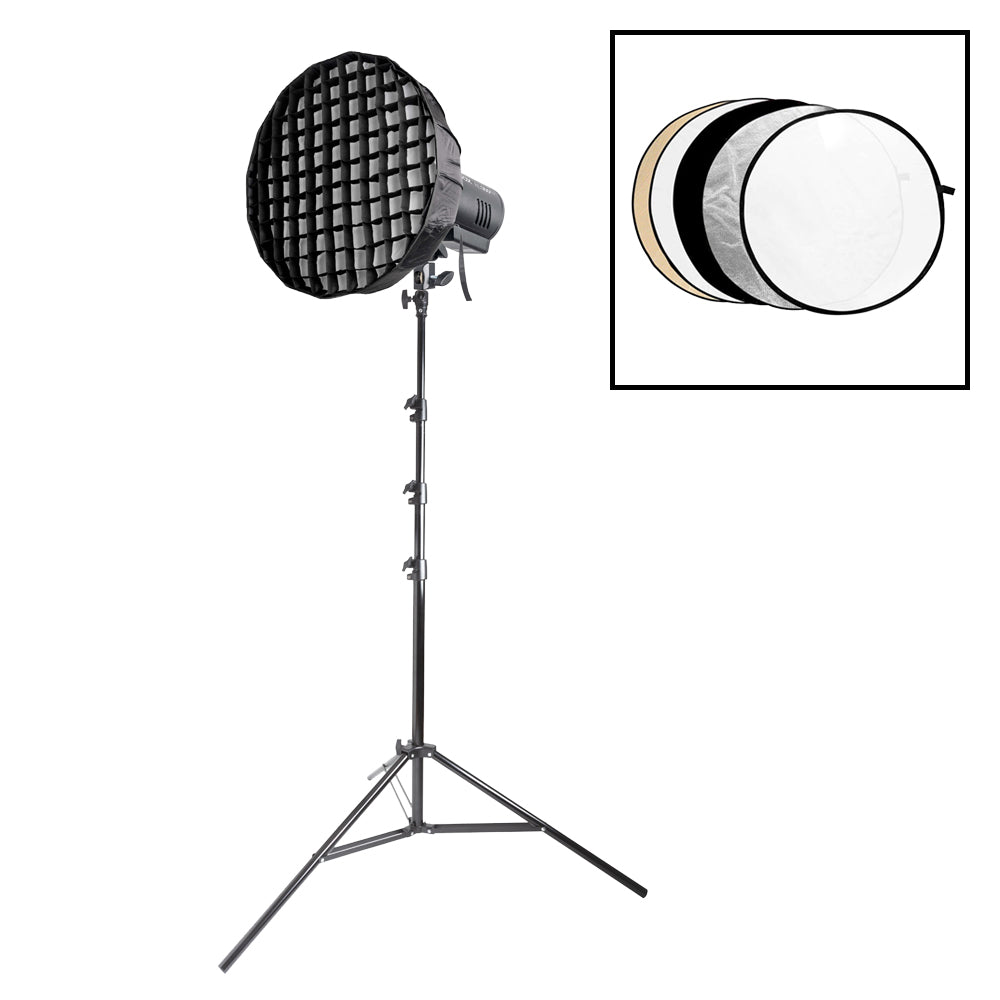AD300PRO 300Ws Super Compact Monolight Strobe with White Softbox Kit - Perfect for Portrait, Product & Studio Photography
