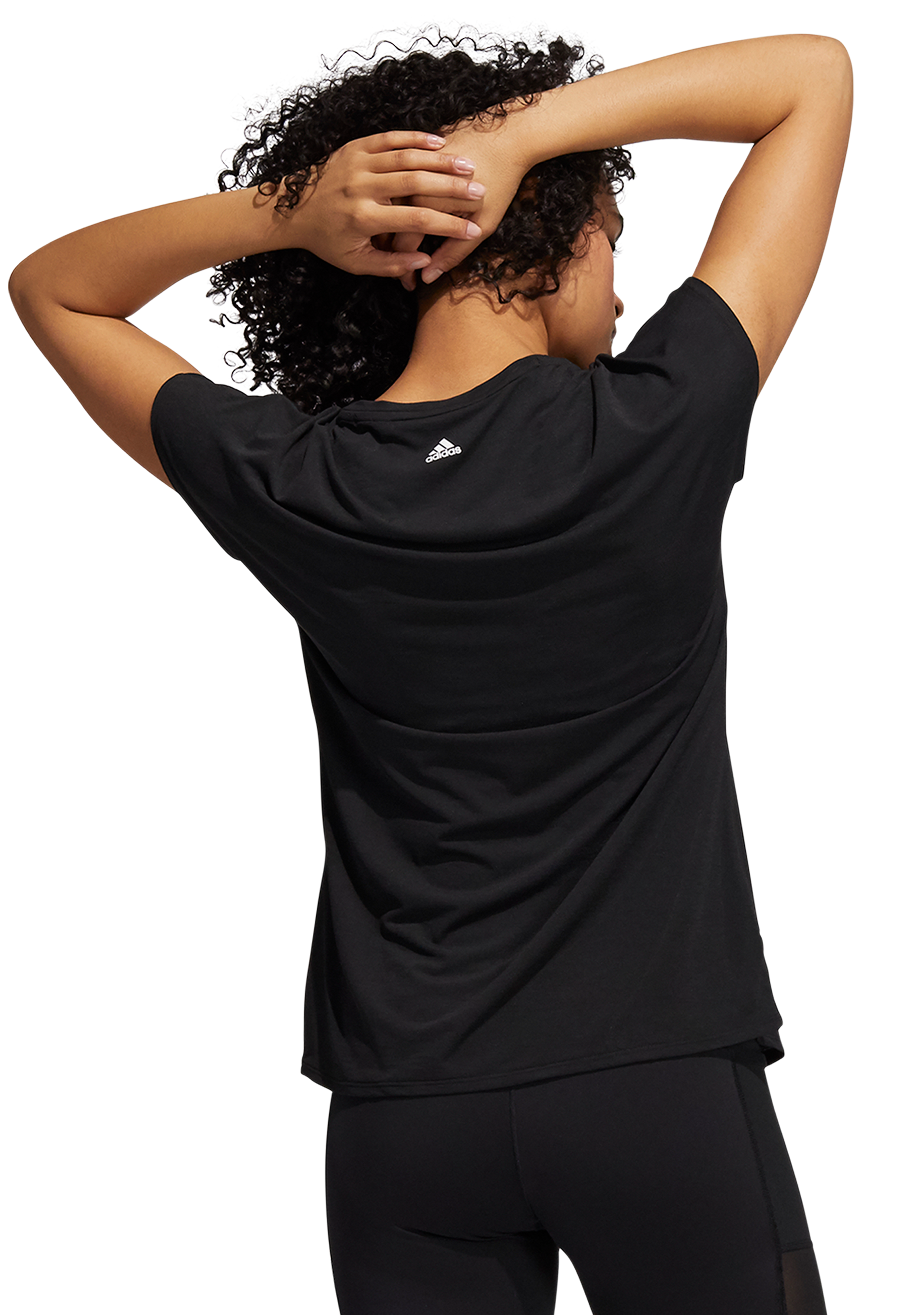 Adidas Women's 3-Stripe Training T-Shirt - Moisture-Wicking Workout Top for Gym, Running & Yoga | Athletic Performance Tee