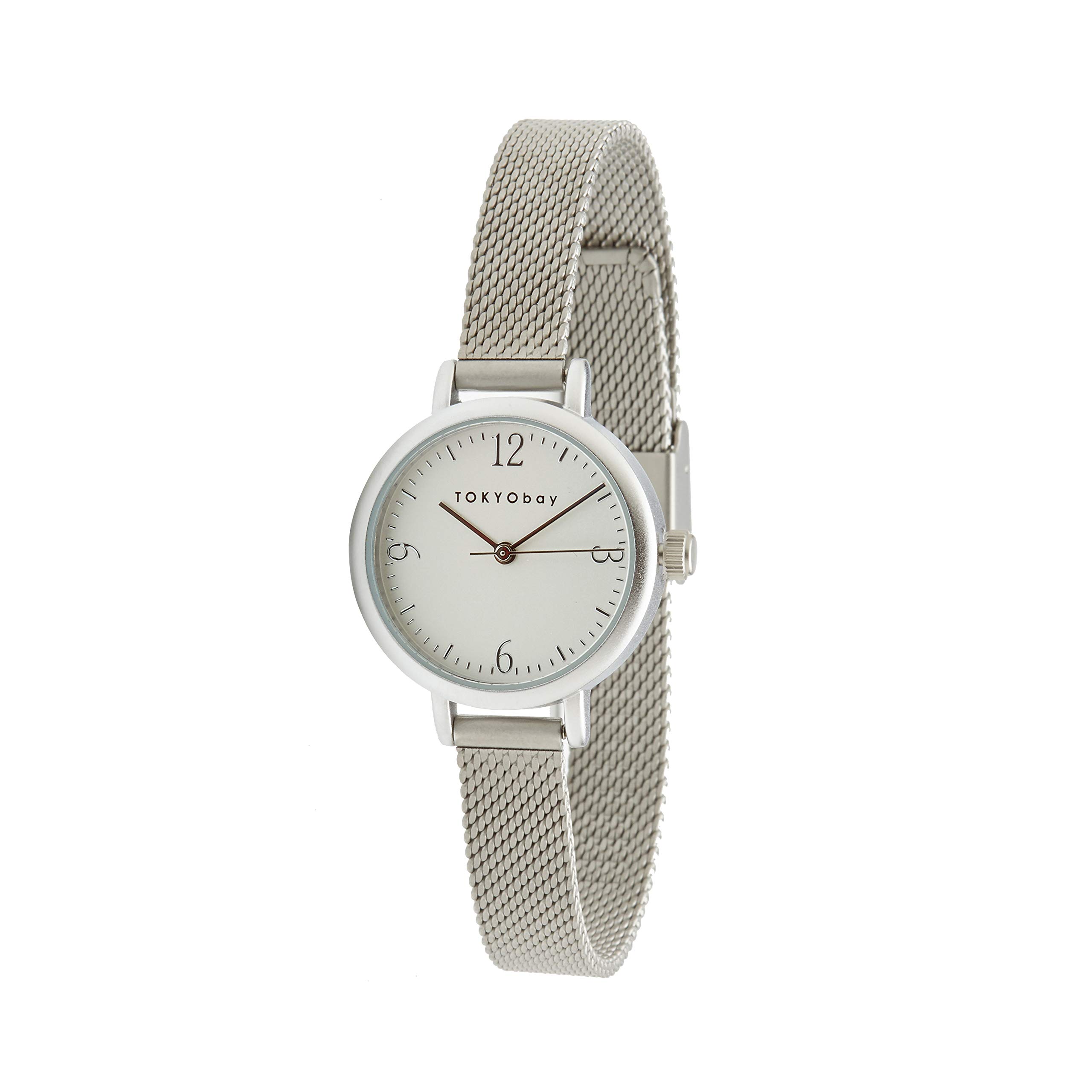 TOKYObay Simone Women's Fashion Watch - Elegant Ladies Wristwatch with Stainless Steel Band & Crystal Accents - Perfect for Office, Party & Everyday Wear