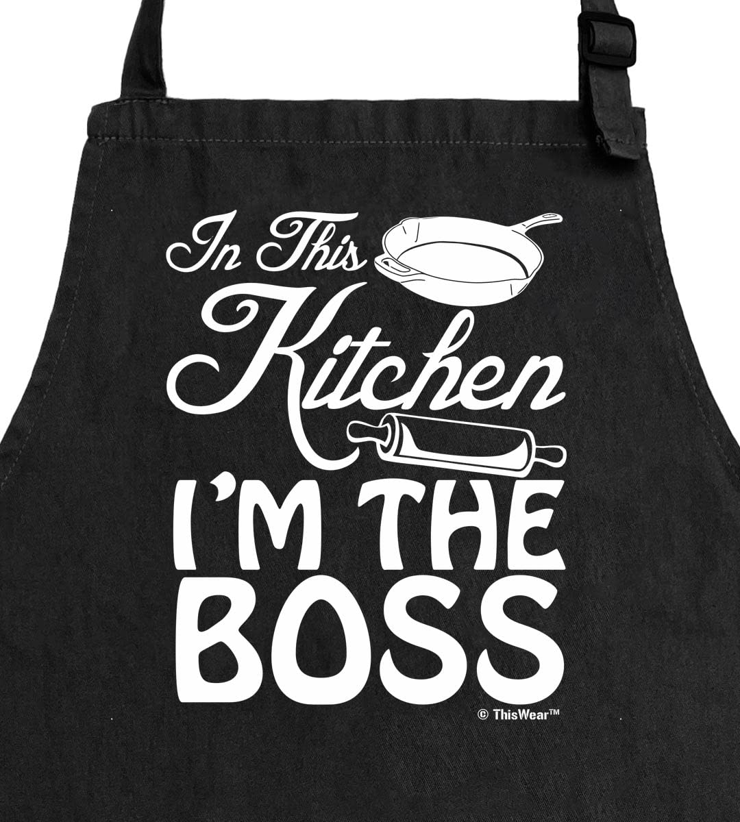 Best Adjustable Bib Apron with Two Pockets - Perfect for Cooking, Grilling & Baking - Ideal Kitchen Gift for Chefs & Home Cooks