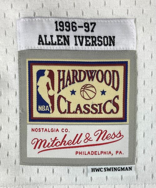 Authentic Allen Iverson Signed Philadelphia 76ers 1996-97 White Mitchell & Ness Hardwood Classics Swingman Jersey - Perfect for NBA Memorabilia Collectors, Sports Fans & Home Decor