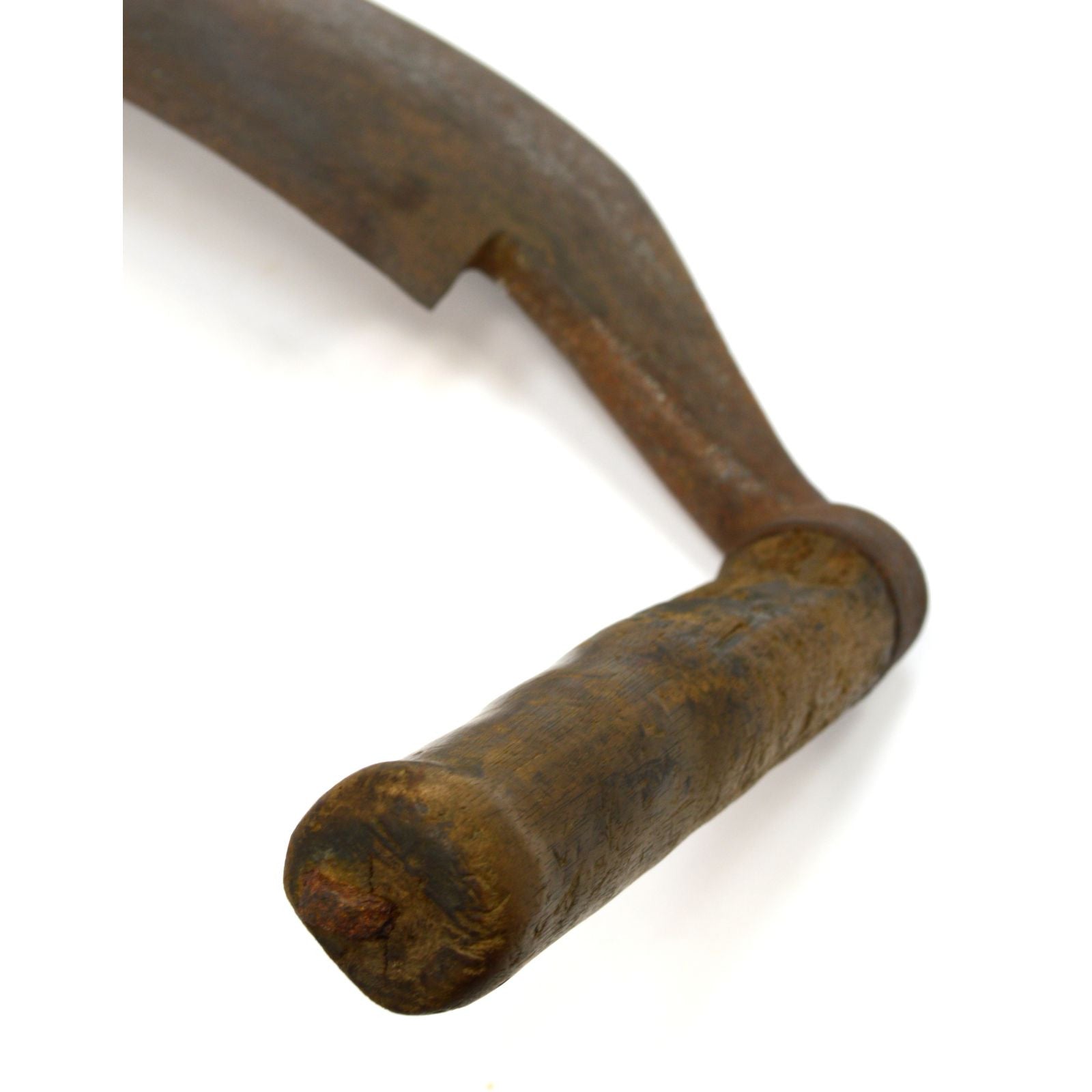Antique COOPERS CHAMFER DRAW KNIFE by L&I.J WHITE - L Shaped 5 CURVED BLADE c1837 - Vintage Woodworking Tool for Barrel Making & Carpentry Projects