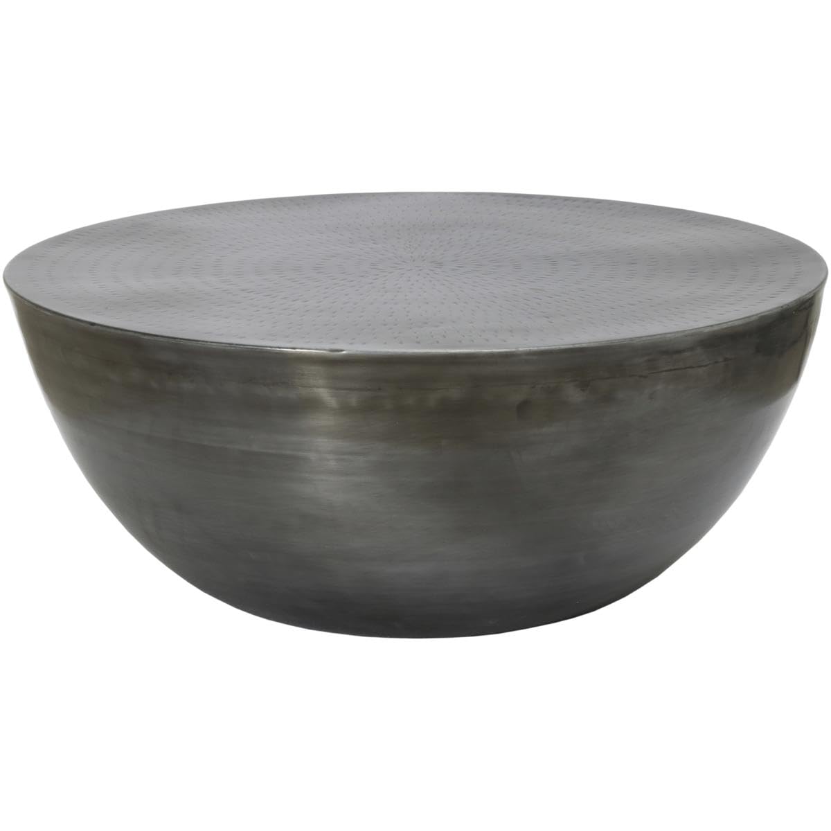 Moe's Home Collection Conga Coffee Table - Antique Zinc Finish, Modern Living Room Centerpiece for Home Decor, Coffee Table for Living Room, Sofa Table, Lounge Furniture