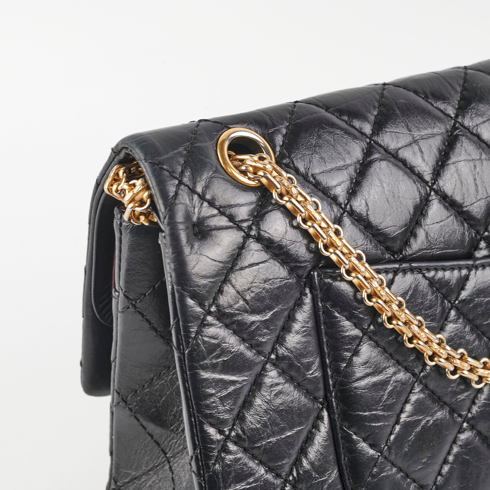 Chanel Medium Reissue 226 Black Leather Shoulder Bag - Luxury Designer Handbag for Women | Perfect for Work, Evening Events & Special Occasions