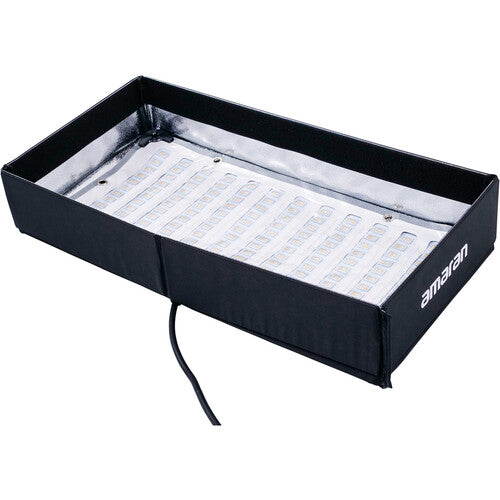 Aputure Amaran F21x 2x1 Bi-Color LED Flexible Mat Light Panel with V-Mount Battery - Perfect for Photography, Videography, and Studio Lighting
