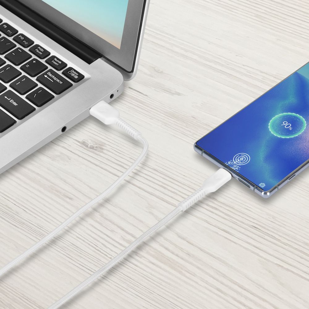 Bonelk Long Life USB A to USB C Cable 60W Fast Charging, 1.2m/4ft Durable Nylon Braided Cord for iPhone 15/14/13, Samsung Galaxy, iPad - Perfect for Home, Office & Travel Charging