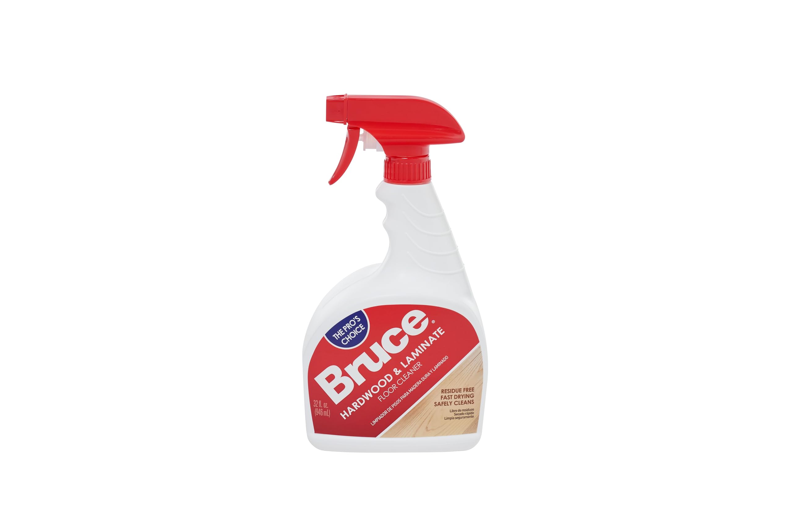 Premium Hardwood & Laminate Floor Cleaner Spray - Gentle, Streak-Free Formula for Wood Floors & Surfaces - Perfect for Living Rooms, Kitchens & High-Traffic Areas