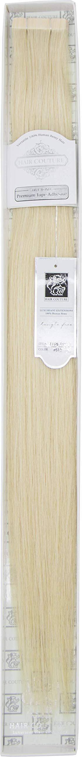 100% Human Remy Hair Tape-In Extensions - 18 Piece Set Long Straight Natural Looking Reusable Silky Tangle-Free Invisible Hairpieces for Women (FUTES18 4) | Perfect for Daily Wear, Special Occasions & Volume Boosting