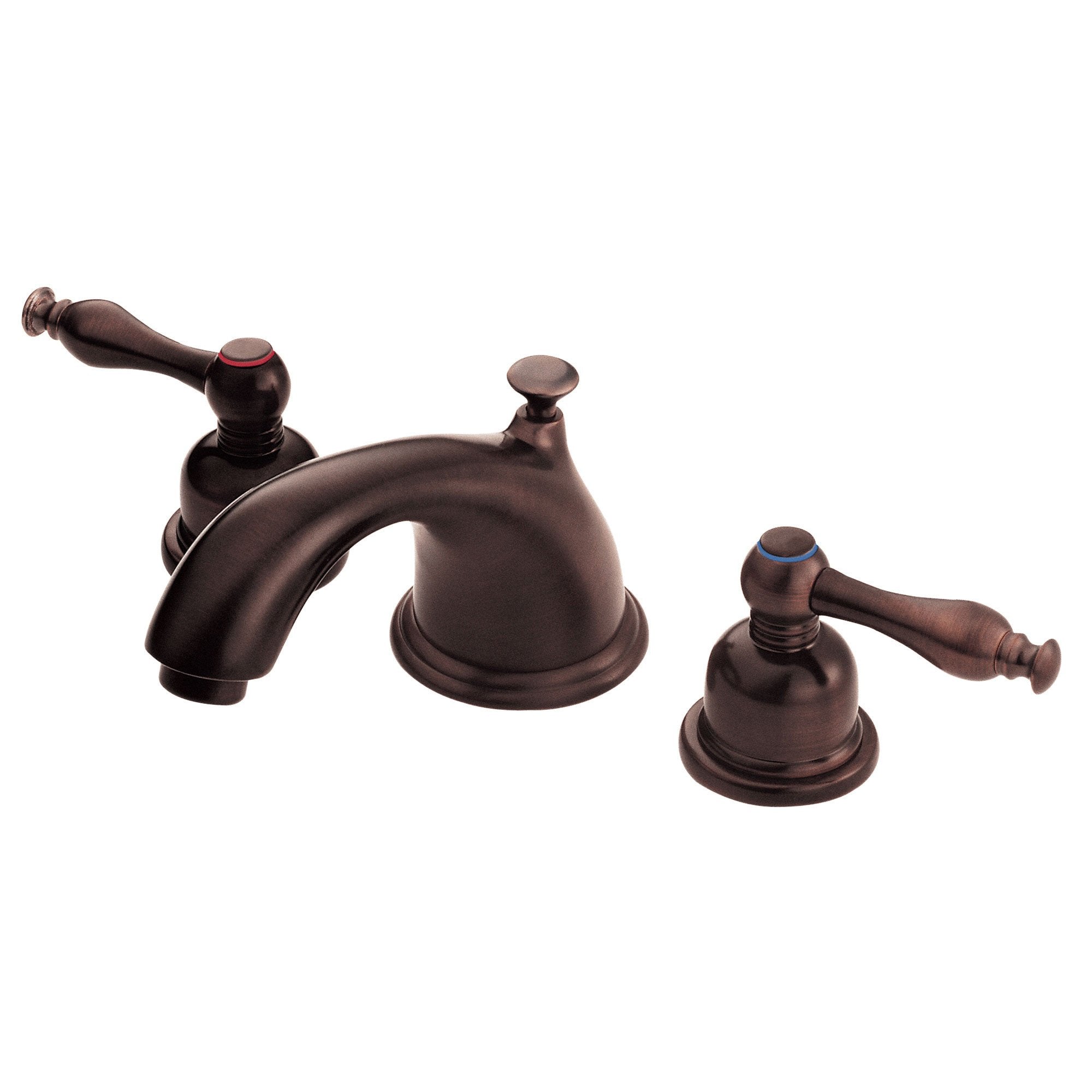 Danze Sheridan Oil Rubbed Bronze 8-Inch Widespread Bathroom Faucet - Two Handle Bathroom Sink Faucet for Vanity, Powder Room & Guest Bath Installation