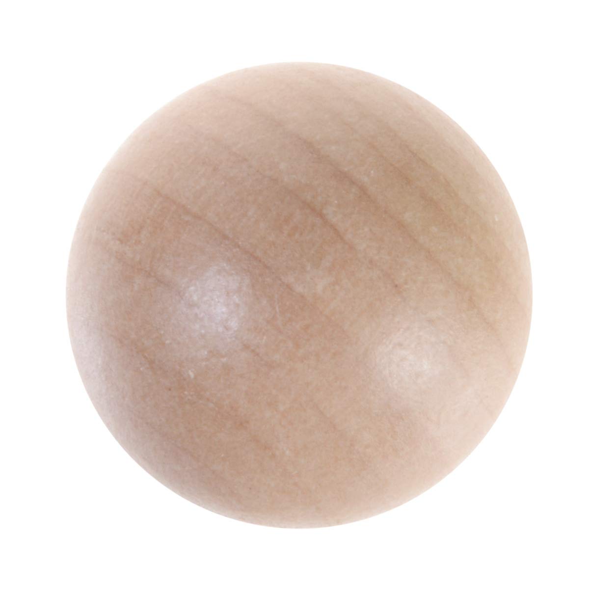 Wooden Drawer Knobs 12-Pack - Unfinished Round Cabinet Handles for Dresser & Closet