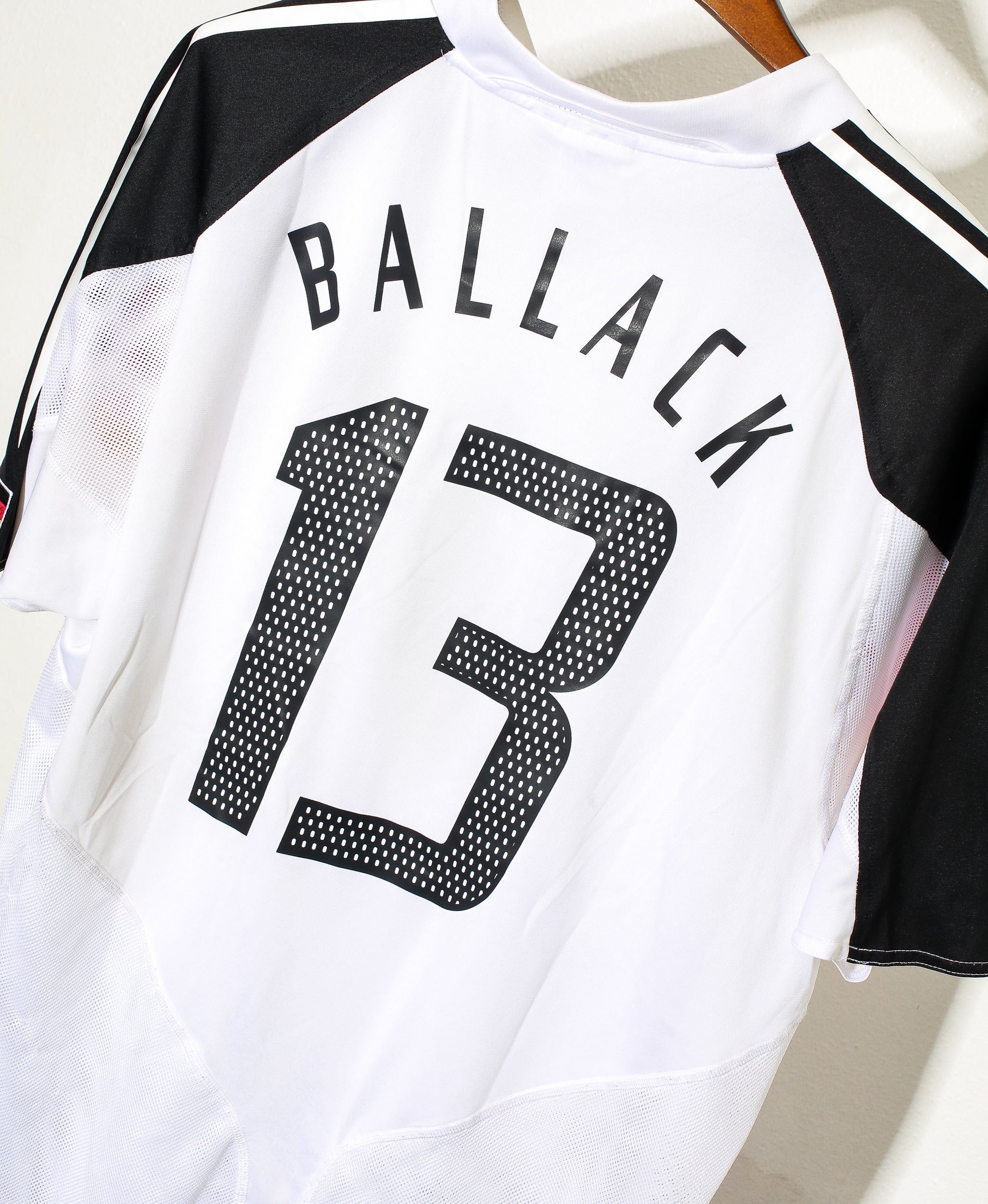2004 Germany Michael Ballack Home Jersey XL - Authentic Soccer Shirt for Fans & Collectors - Perfect for Matches, Gifts & Memorabilia Display