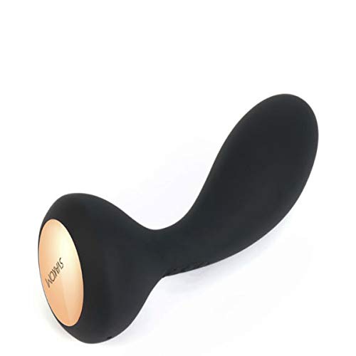 Premium SVAKOM Judy Prostate Massager - Silicone Vibrating Anal Plug for Men, G-Spot & A-Spot Stimulation - Prostate Health Device (Black) | Perfect for Solo Play, Couples Intimacy & Sensual Wellness