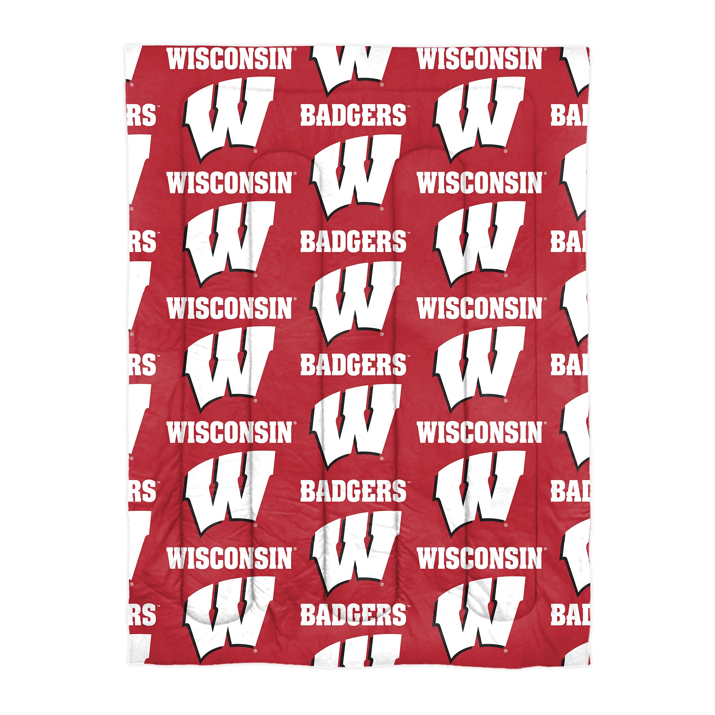 Northwest NCAA Unisex Adult Bed in a Bag Set - 5-Piece College Dorm Bedding Set with Comforter, Sheet Set & Pillowcases - Perfect for Dorm Rooms, College Gifts & Fan Bedrooms