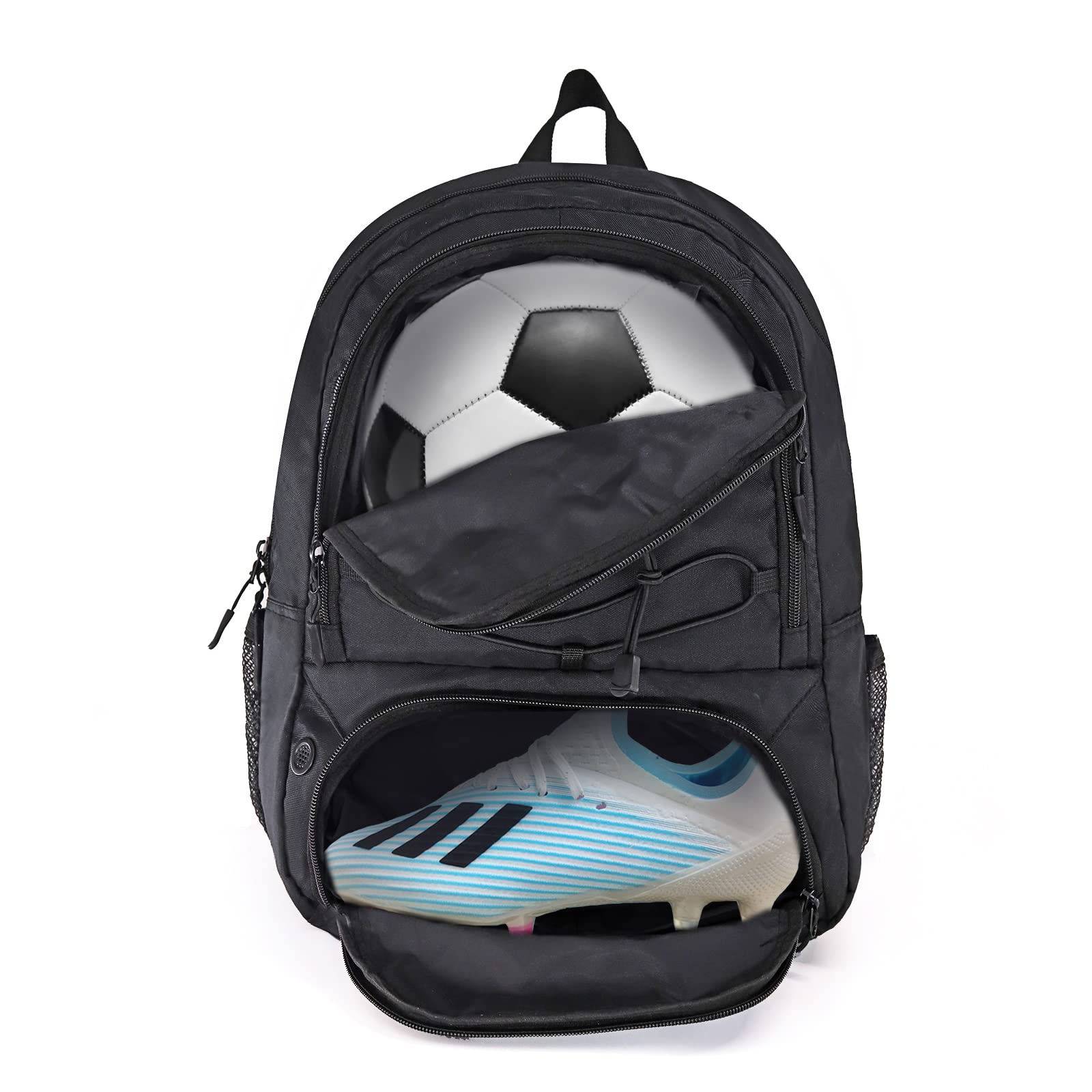 WOLT Youth Soccer Backpack with Shoe & Ball Compartments for Sports Training