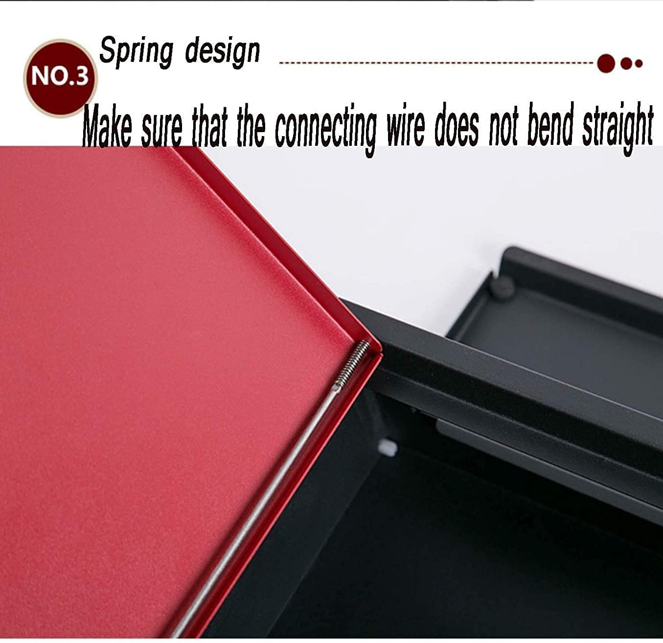 Lockable Anthracite Outdoor Letterbox Post Box with Cover - Slimline Design for Secure Mail & Parcel Delivery - Perfect for Homes, Apartments, and Offices