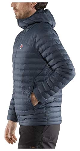 Fjallraven Men's Expedition Lätt Hoodie - Lightweight Water-Resistant Outdoor Jacket for Hiking, Camping & Travel - Perfect for Cold Weather Adventures