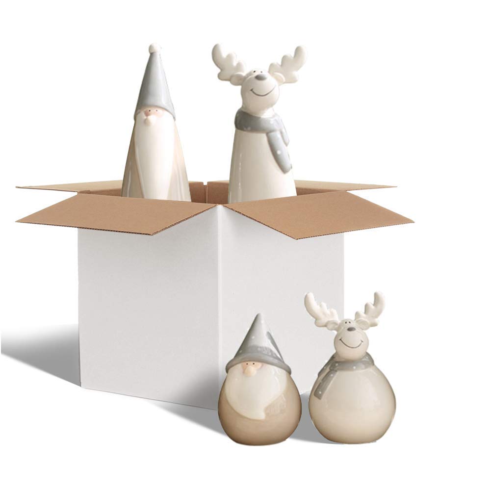 5x5x5 Small Shipping Boxes - White Packing Boxes for Ecommerce