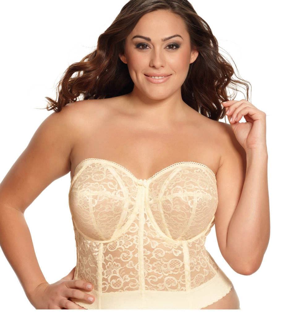 Goddess Women's Lace Bridal Bustier Bras - Sexy Corset Top for Wedding, Boudoir & Special Occasions