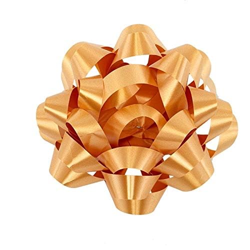 Gold Satin Gift Bows - 4