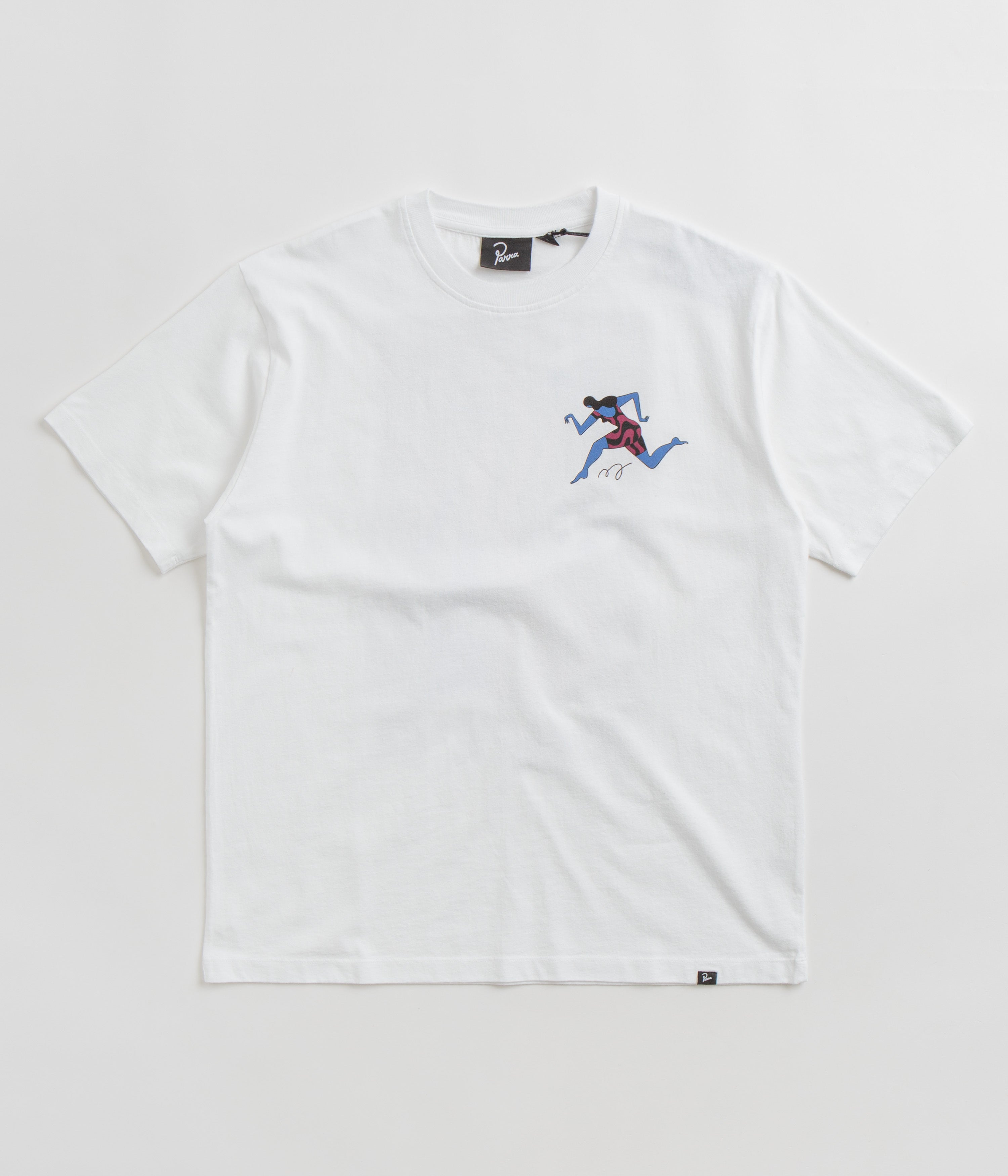 Parra No Parking Graphic T-Shirt for Men & Women - White Cotton Tee - Streetwear Fashion for Urban Style & Casual Outfits
