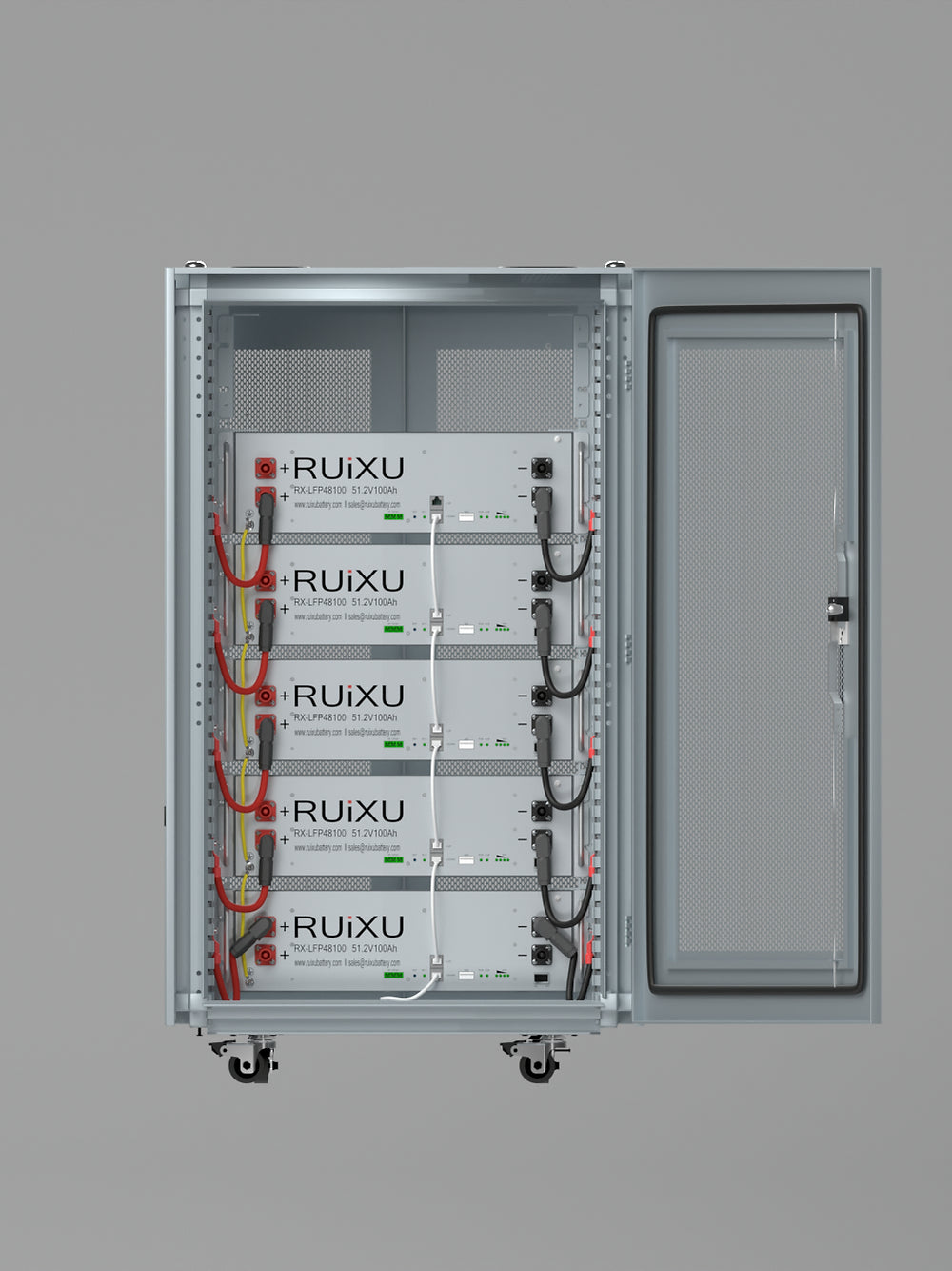 RUiXU Lithium Battery Kits (RX LFP48100) - 15kWh, 20kWh, 25kWh, 30kWh Solar Energy Storage for Home & Off-Grid Power Backup