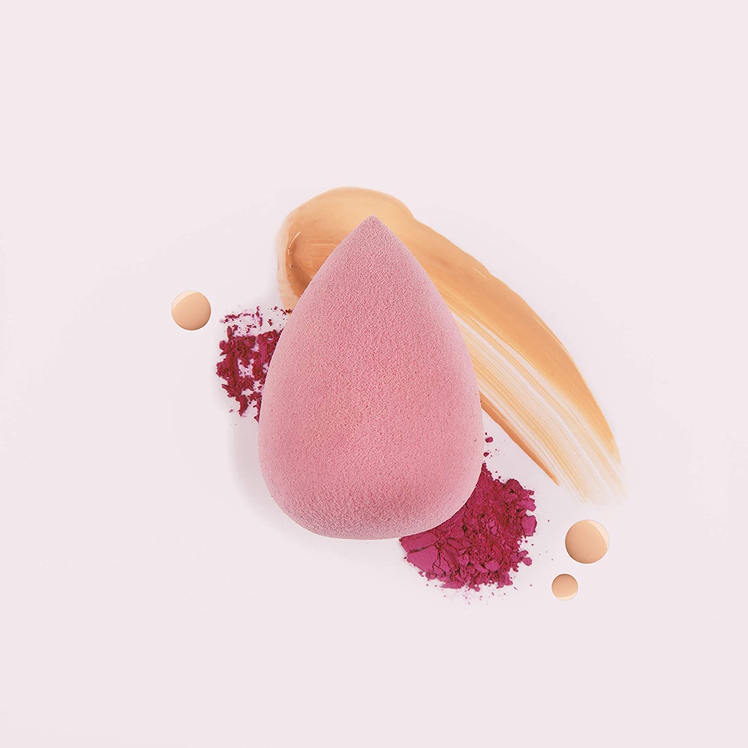 Adbeni Wonder Makeup Sponge - Pink Beauty Blender for Flawless Face Makeup - Perfect for Daily & Professional Use