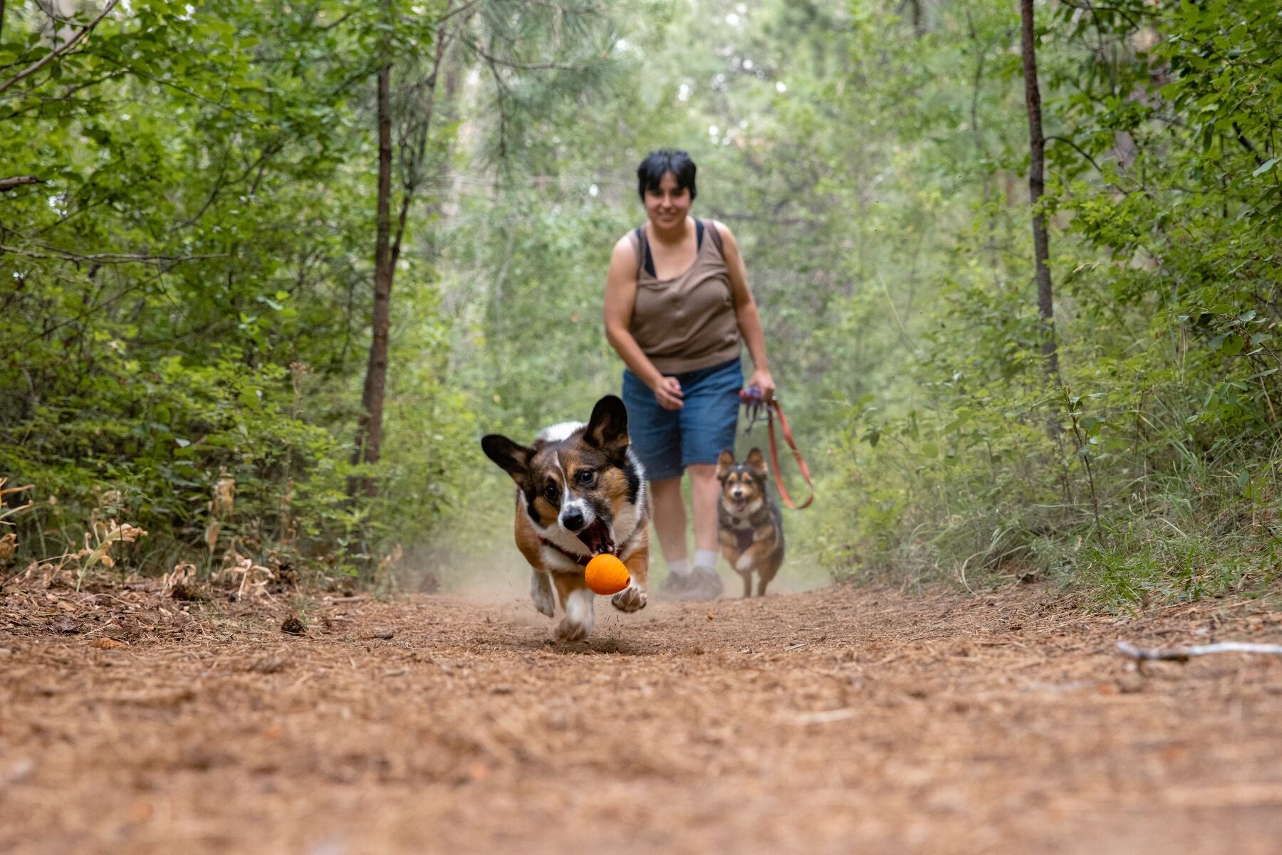 Ruffwear® Turnup® Fetch Ball for Dogs - Campfire Orange Durable Chew Toy for Outdoor Play, Training & Water Fun
