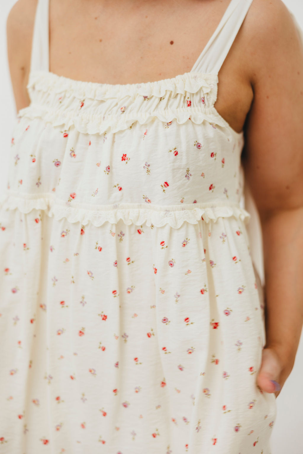 Ellery Women's Floral Maxi Dress with Bow Straps - Bump Friendly Maternity Dress for Pregnancy, Nursing & Postpartum - Perfect for Baby Showers, Weddings & Summer Vacations