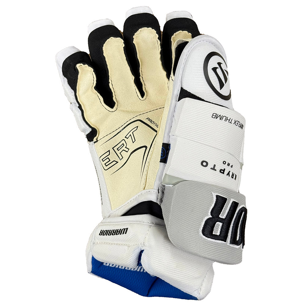 Warrior Covert Krypto Pro 2024 Youth Ice Hockey Gloves - Protective Gear for Junior Players - Perfect for Games, Practices & Training Sessions