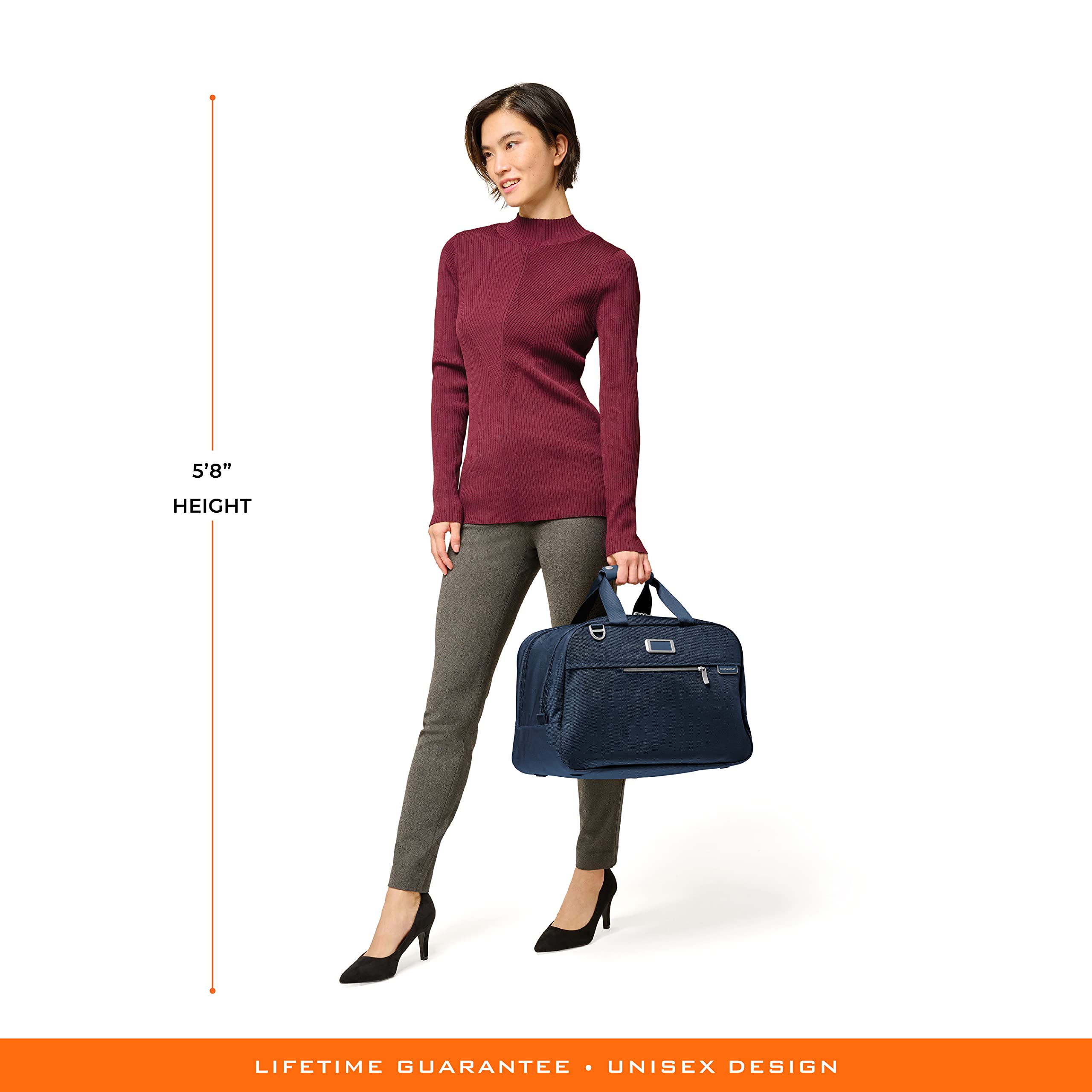 Briggs & Riley Premium Travel Duffel Bag - Durable Carry-On Luggage for Business Trips & Weekend Getaways | Perfect for Gym, Work & Air Travel