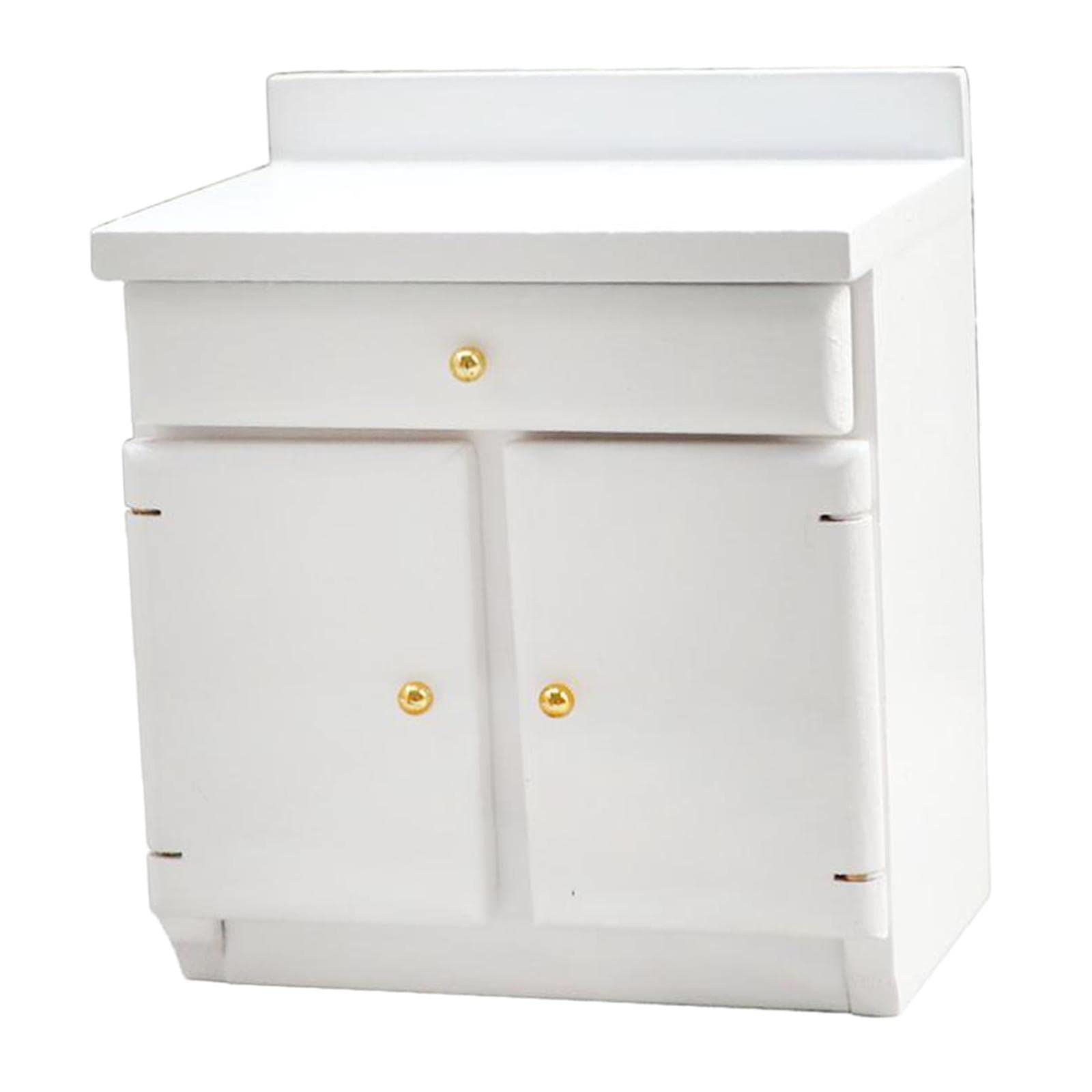 Gazechimp 1:12 Scale Miniature Dollhouse Cabinet - Small Storage Cabinet for Kitchen, Bathroom & Living Room - Perfect for Dollhouse Decor, DIY Miniature Projects & Collectible Displays