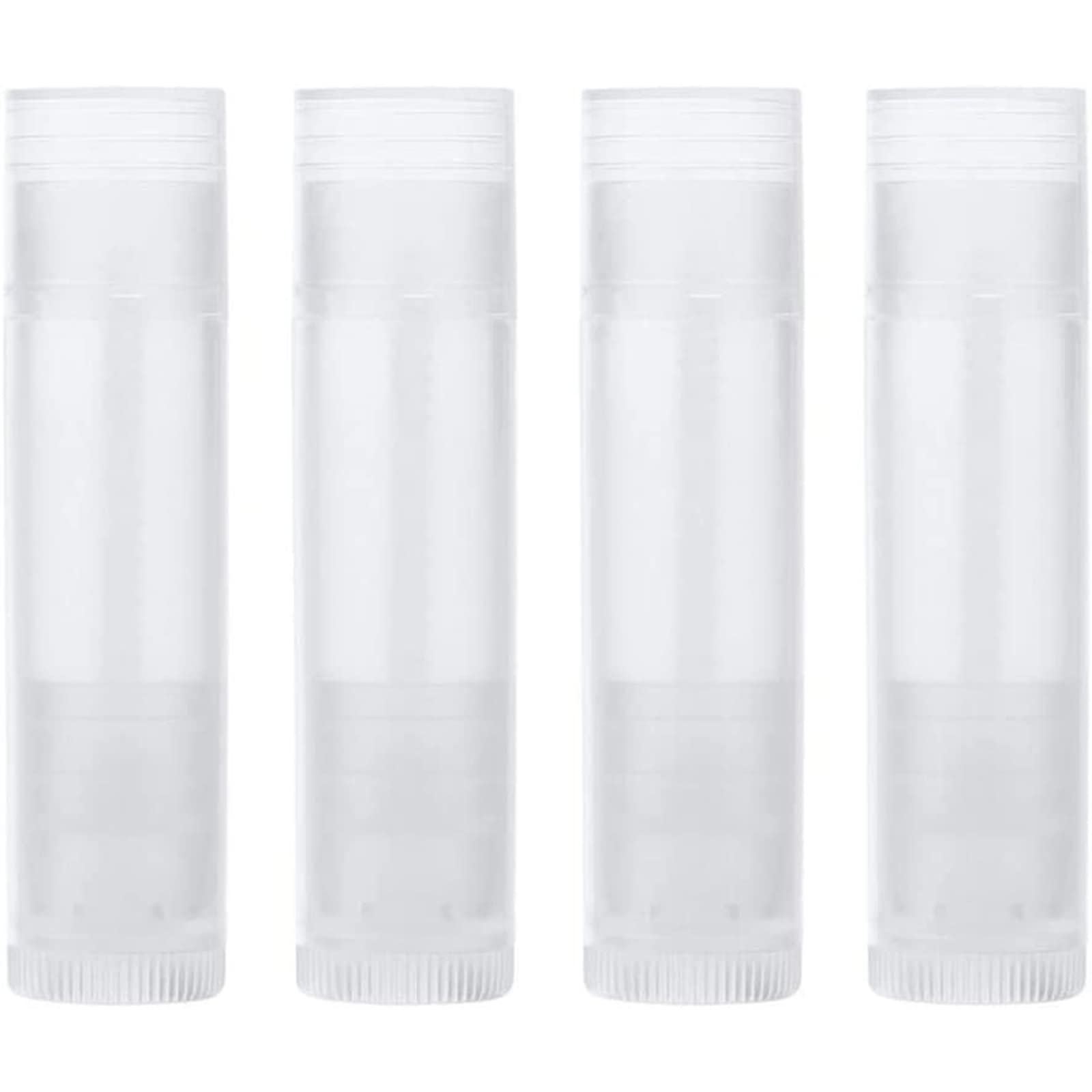 25PCS Clear Empty Lip Balm Tubes for DIY Lipstick & Cosmetic Containers - Travel-Friendly Plastic Lip Balm Containers for Homemade Beauty Products, Gifts & On-The-Go Use