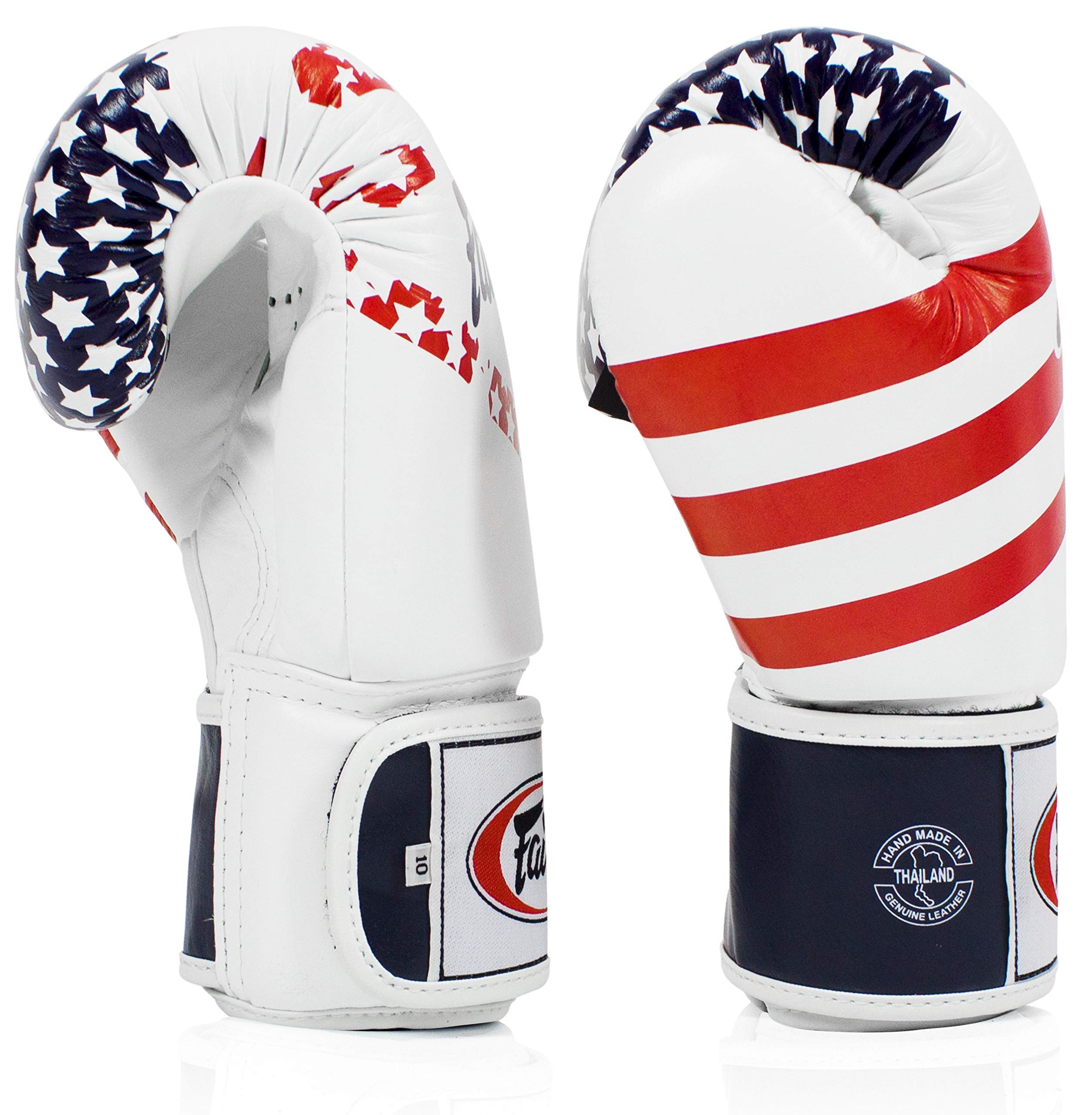 Fairtex BGV1 Muay Thai Boxing Gloves - Premium Training & Sparring Gloves for Men, Women & Kids | Lightweight MMA Gloves for Kickboxing, Martial Arts & Fitness Training | Shock Absorbent Leather Gloves for Bag Work, Pad Work & Competition