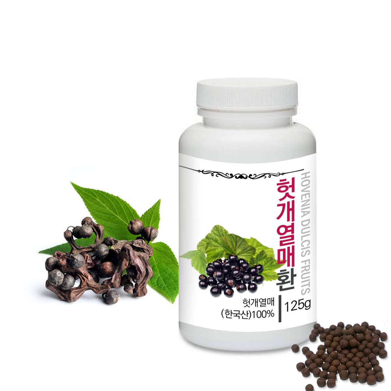 Prince Hovenia Dulcis Herbal Pills - Korean Natural Liver Support for Hangover Relief
