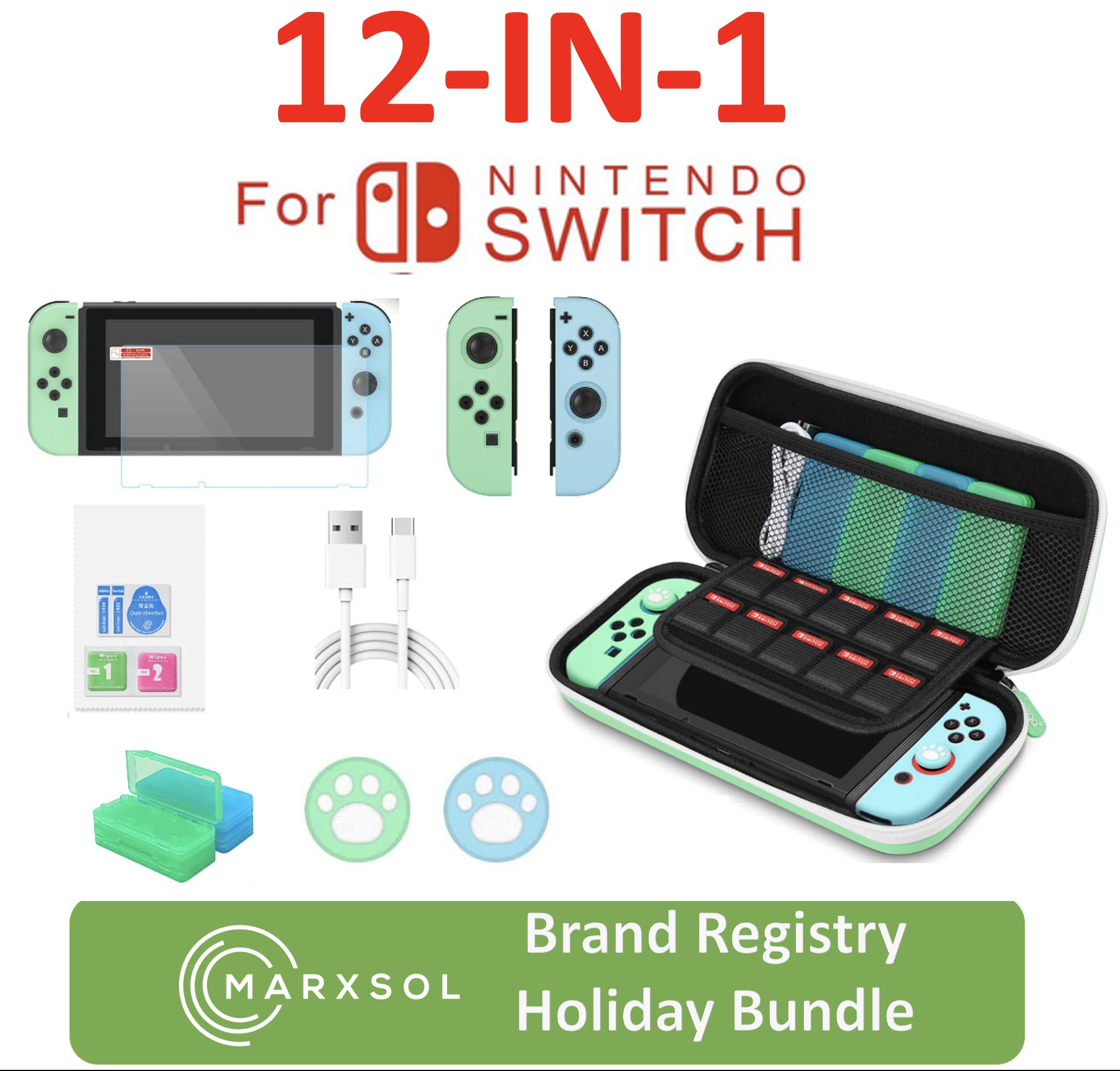 Nintendo Switch OLED Console 32GB with Neon Blue & Red Joy-Con - 6.2