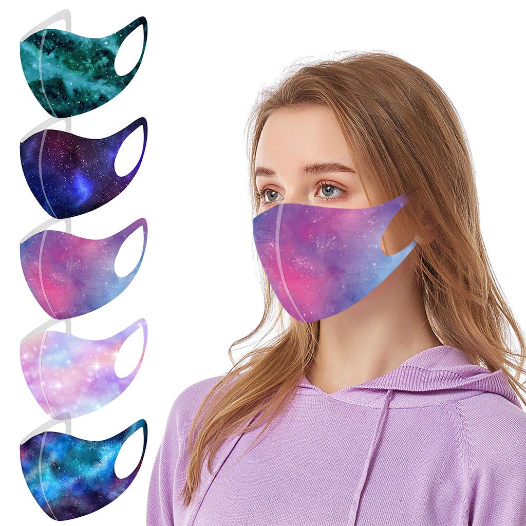 Reusable Kids Face Masks - Washable, Breathable & Comfortable Face Cover for Child School, Travel & Outdoor Activities