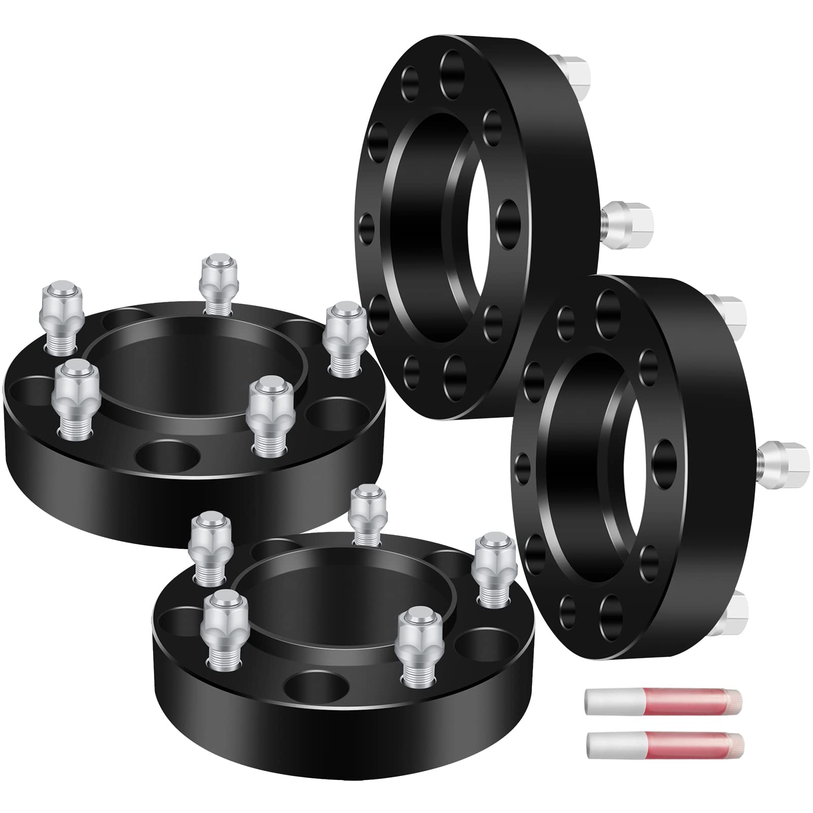 AINTIER 4X 1.5 Inch 5x150mm to 5x150mm 14x1.5 Hubcentric Wheel Spacers - 5 Lug Fit for Toyota Land Cruiser, Sequoia & Tundra - Enhance Off-Road Performance & Stance