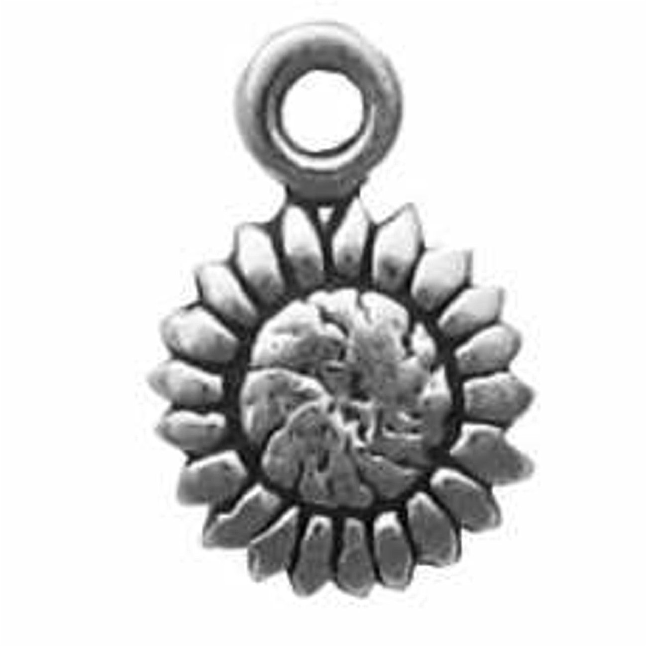 Sterling Silver Girls 0.8mm Box Chain Mini Sunflower Pendant Necklace - Cute Floral Jewelry Gift for Kids, Teens & Women - Perfect for Birthdays, Christmas & Everyday Wear
