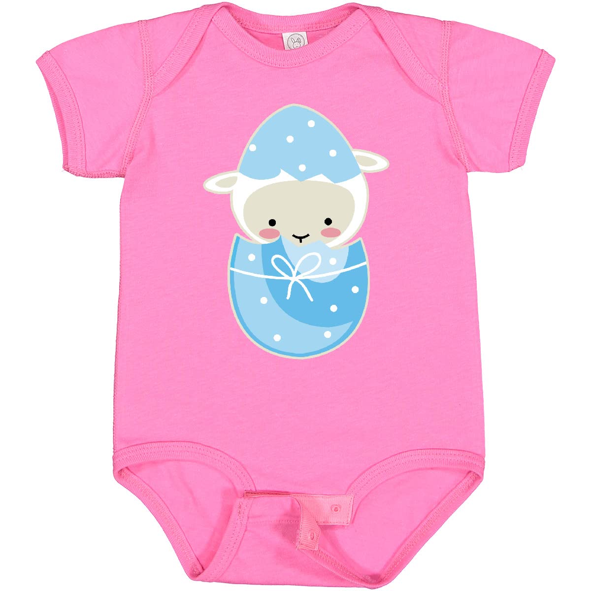 Inktastic Easter Baby Lamb Bodysuit - Cute Easter Outfits for Infants & Toddlers - Perfect for Easter Photos, Church, and Family Gatherings