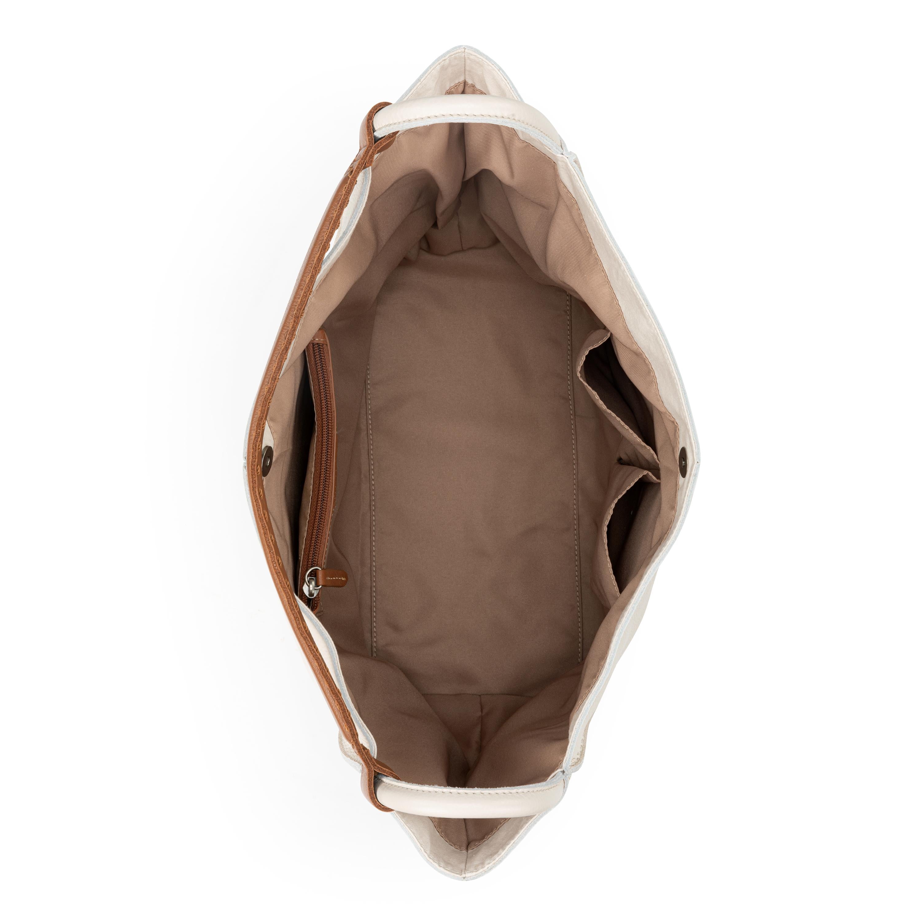 Los Feliz Large Leather Tote Bag - Premium Stone Color - Perfect for Work, Travel & Everyday Use