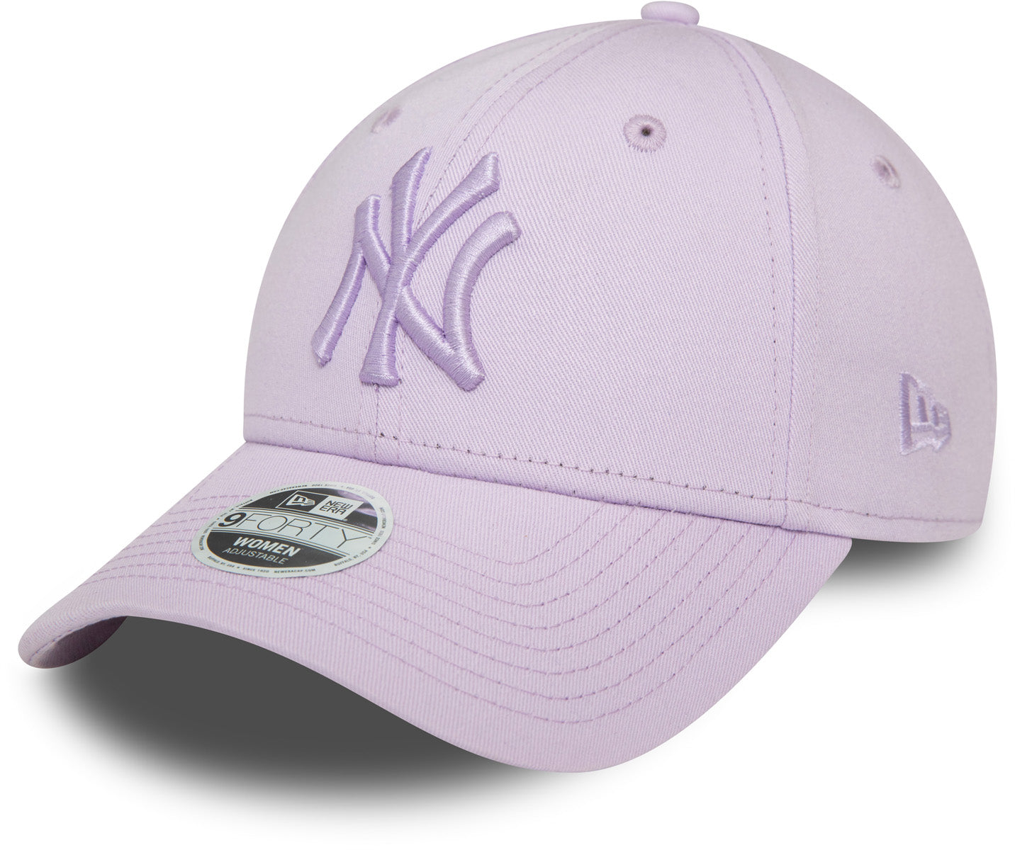 New York Yankees Women's New Era 9Forty League Essential Lilac Adjustable Baseball Cap - Perfect for Game Day, Casual Wear & Sports Fans