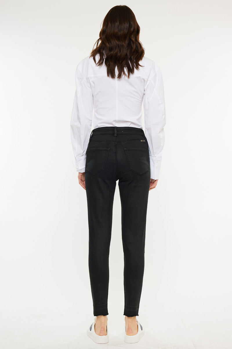 Rebel High Rise Ankle Skinny Jeans for Women - Stretchy Slim Fit Denim Pants | Perfect for Casual Wear, Work & Night Out
