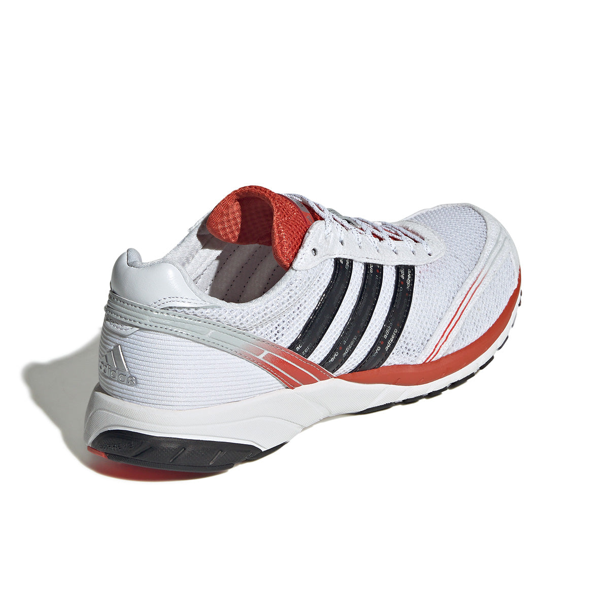 Adizero Adios OG Running Shoes - White & Red Colorway - Lightweight & Breathable for Marathon Training & Road Racing