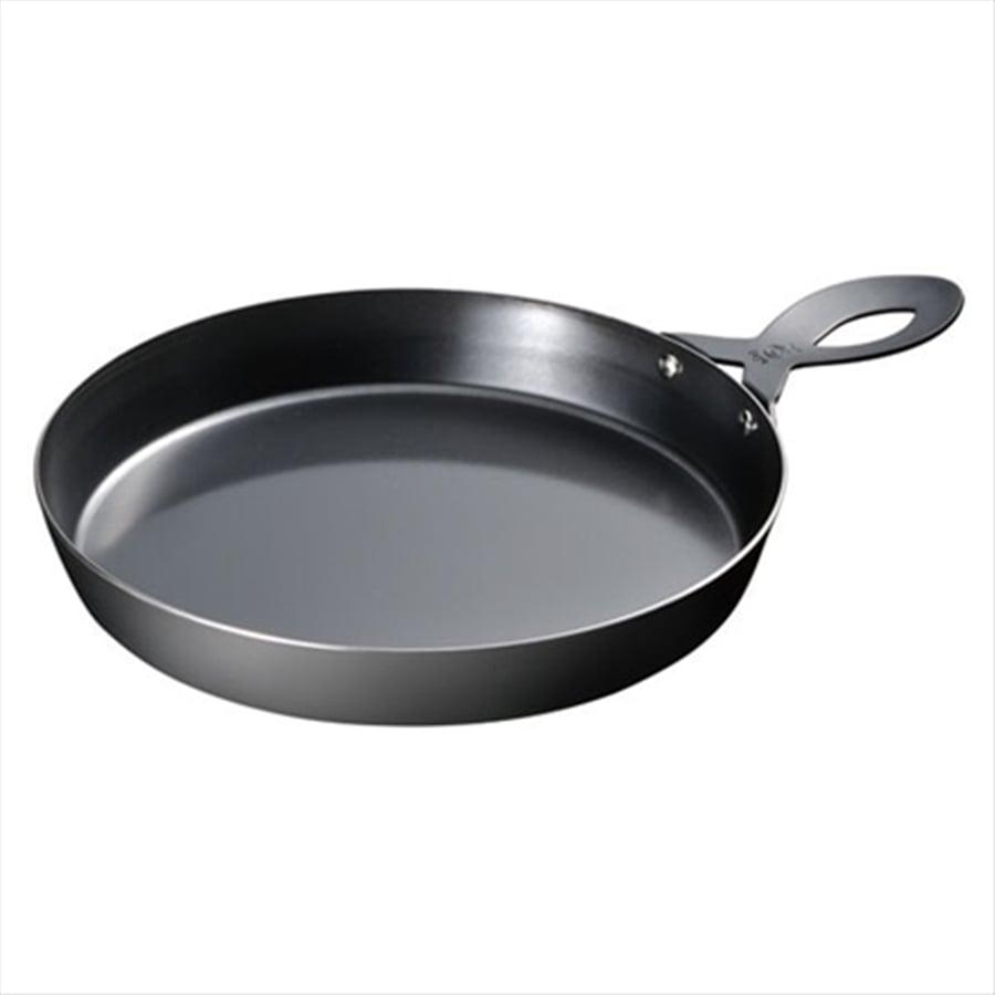 Leye Small Pizza Plate for Broiler Grill - 8 Inch Multi-Purpose Cast Iron Pizza Pan for Baking, Roasting & Grilling - Perfect for Oven, Stovetop & Outdoor Cooking