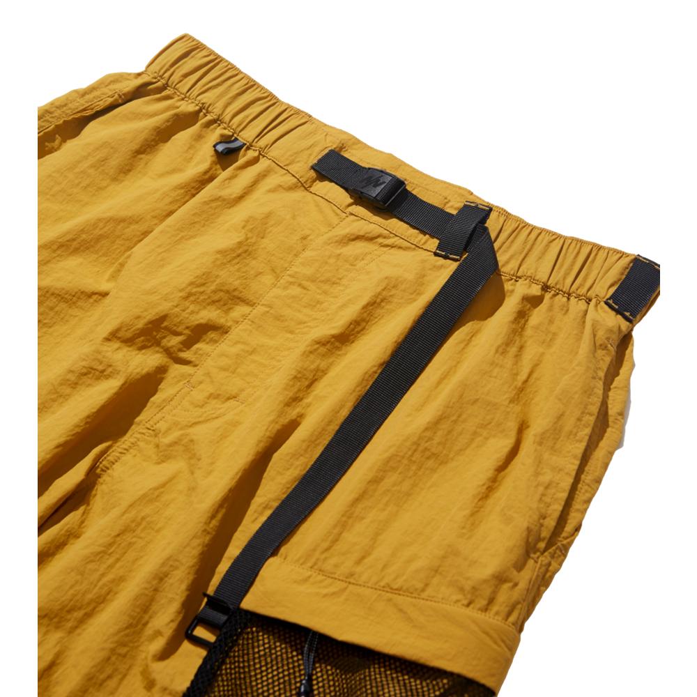 Nine Point Nine Element 3D Mesh Pocket Shorts - Light Brown | Breathable Comfort for Gym, Running & Outdoor Activities