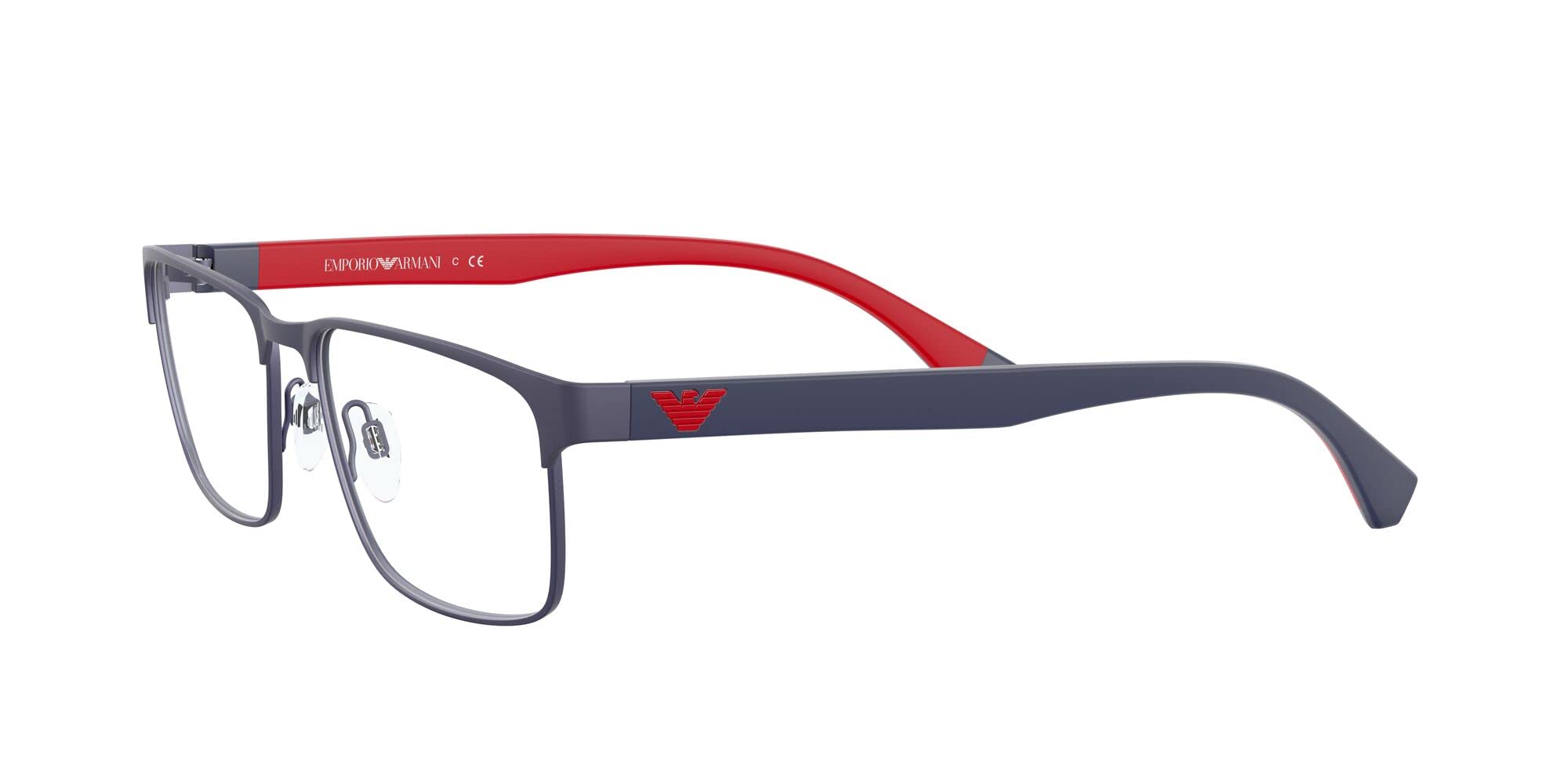 Emporio Armani EA1105 Men's Rectangular Polarized Sunglasses - UV Protection, Classic Style for Driving, Travel & Outdoor Activities